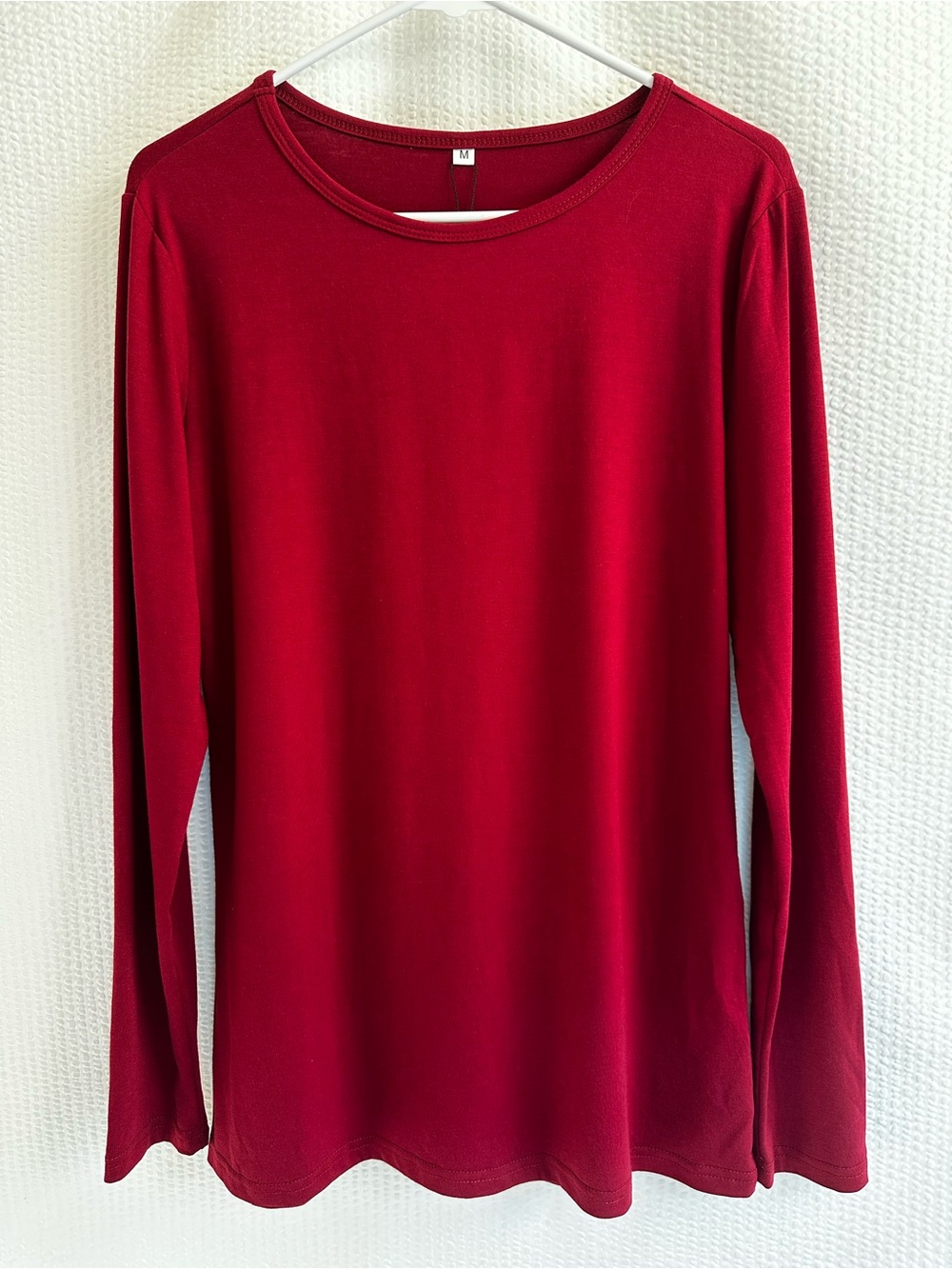 Huukey Women’s Red Casual Long Sleeve Crewneck Top Size: Medium NWT